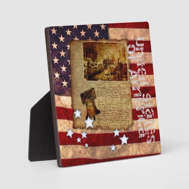 Placa Expositora Declaración de Independencia (Anverso)