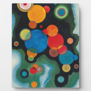 Placa Expositora Deepened Impulse Abstract Oil on Canvas Kandinsky