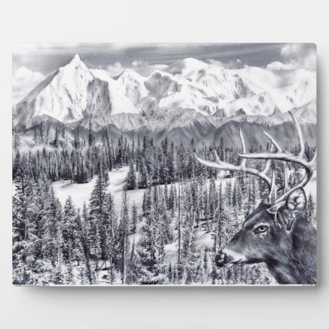Placa Expositora Deer Plaque (Frente)