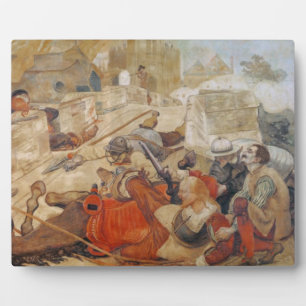 Placa Expositora Defensa de Bradshaw en Manchester (1642)