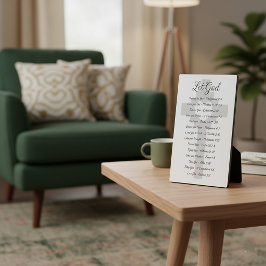 Placa Expositora Dejemos que la escritura de Dios sea inspiración