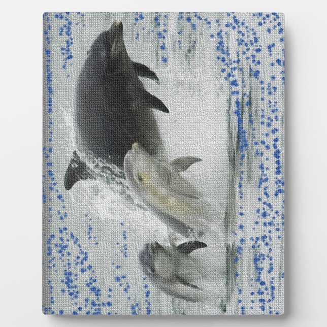Placa Expositora Delfines (Frente)