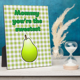 Placa Expositora Delicioso Pear Verde