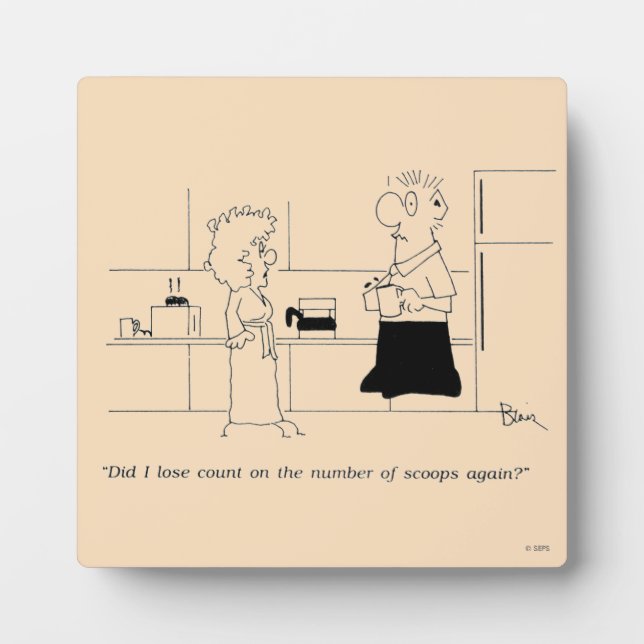 Placa Expositora Demasiado café (Frente)