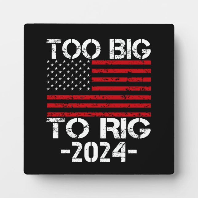 Placa Expositora Demasiado Grande Para Rig Elecciones 2024 (Frente)