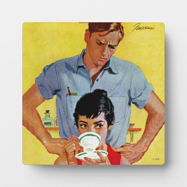 Placa Expositora Demasiado tarde para inventarse (Frente)