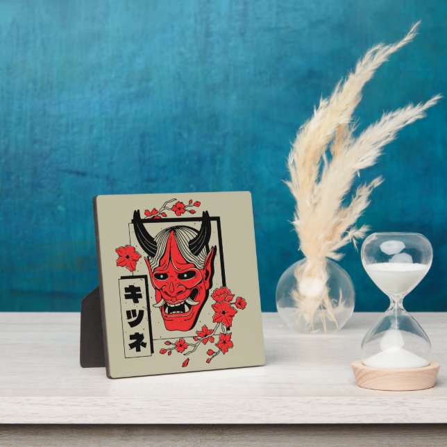 Placa Expositora Demonio japonés (in situ)