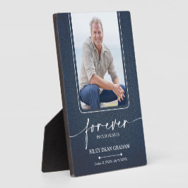 Placa Expositora Denim Memorial Fotográfico 'Por Siempre en Nuestro