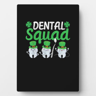 Placa Expositora Dental Squad Leprechaun Teys St Patricks Day Toot