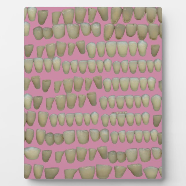 PLACA EXPOSITORA DENTISTRY DENTISTRY ORTHODONTICS ROTTEN DIETE BOCA (Frente)