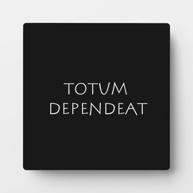 Placa Expositora Dependeat totum (Frente)