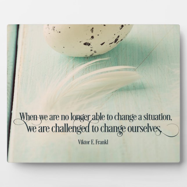 Placa Expositora Desafiados A Cambiarnos (Frente)