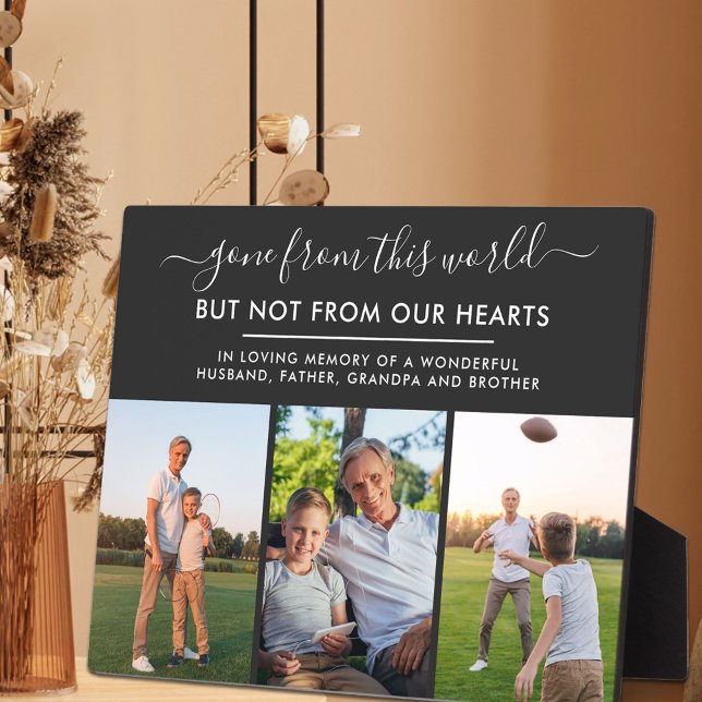 Placa Expositora Desaparecido de este Mundo 3 Foto Negra Conmemorac (Subido por el creador)