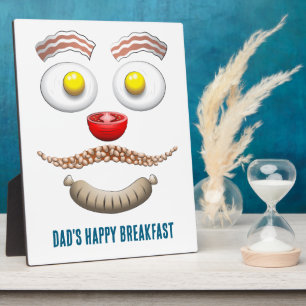 PLACA EXPOSITORA DESAYUNO FELIZ DEL PAPÁ