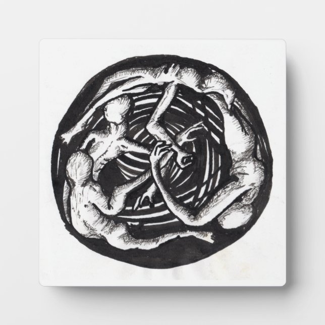 Placa Expositora Descenso en espiral (Frente)