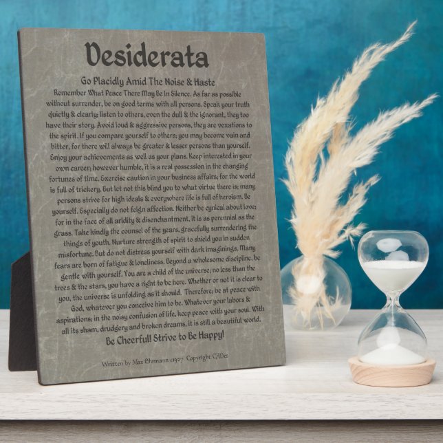 Placa Expositora Desiderata on Gray Marble (Lado)