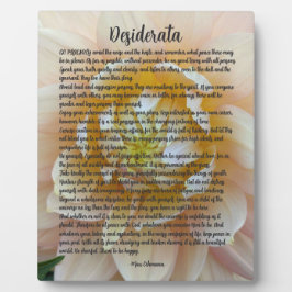 Placa Expositora Desiderata Poem Blush Pink Dahlia Bloom