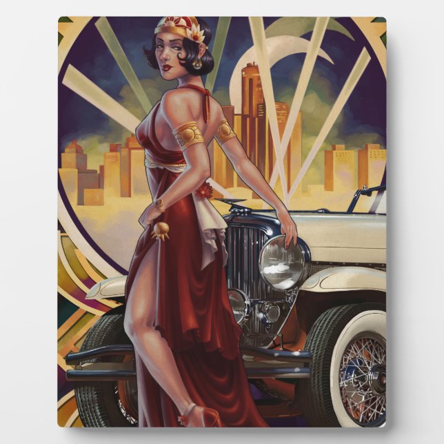 Placa Expositora Detroit, Michigan | Ciudad del motor (Frente)