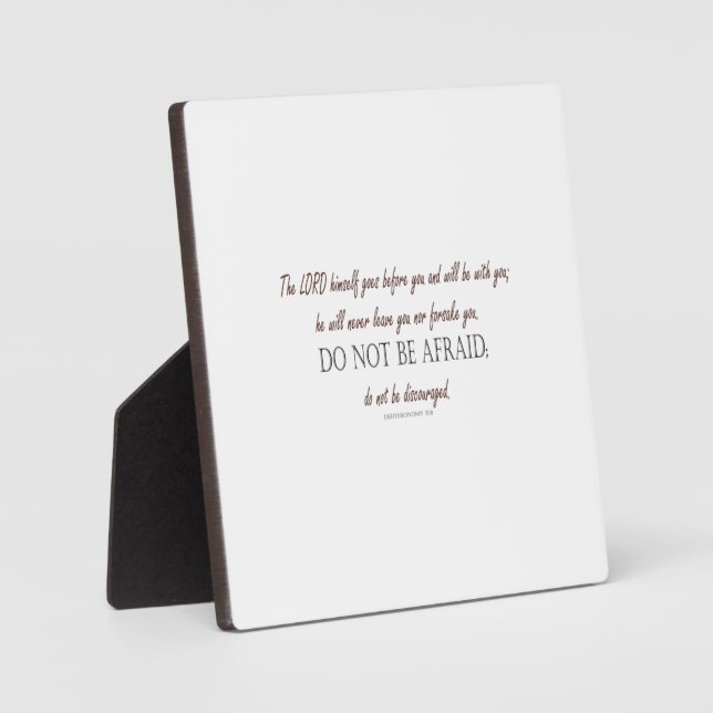 Placa Expositora Deuteronomio_31:8 (Anverso)