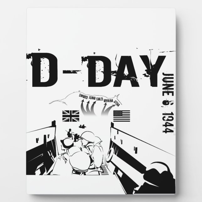 Placa Expositora DÍA D 6 de junio de 1944 (Frente)