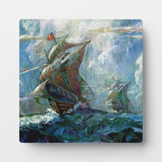 Placa Expositora Día de Colón (Frente)