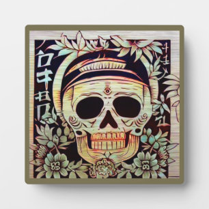 Placa Expositora Día de la Calavera Azúcar Muerta 3