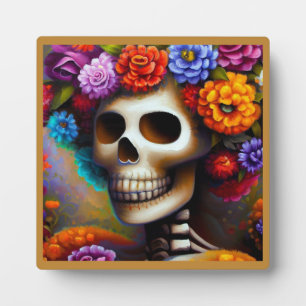 Placa Expositora Día de la Calavera del Azúcar Muerto 1
