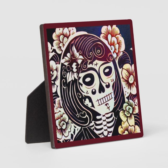 Placa Expositora Día de la Calavera del Azúcar Muerto 2 (Anverso)