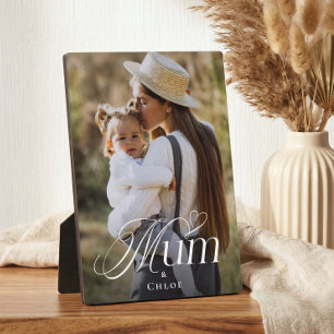 Placa Expositora Día de la Madre Regalo Personalizado con Foto para