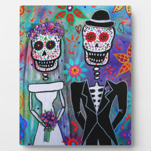 PLACA EXPOSITORA DIA DE LOS MUERTOS BODA