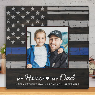 Placa Expositora Día de los Padres de la Foto de un Personalizado d