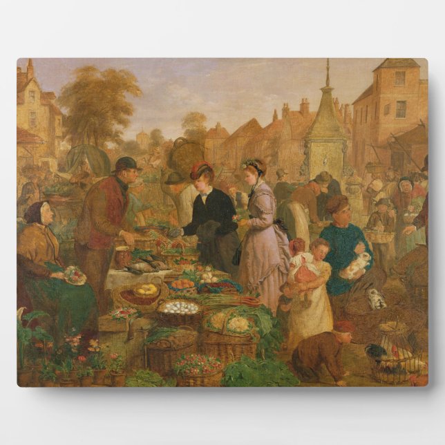 Placa Expositora Día de mercado (Frente)