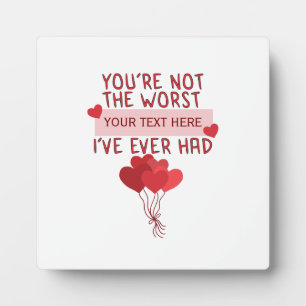 Placa Expositora Día de San Valentín personalizado Personalizado