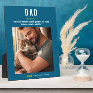 Placa Expositora Día del Padre con Animal Personalizado Animales