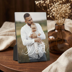 Placa Expositora Día del Padre Regalo Personalizado Papá y Bebé con