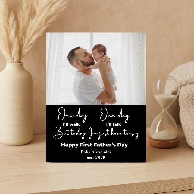 Placa Expositora Día del Primer Padre personalizado (Subido por el creador)