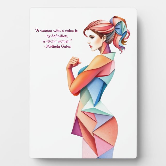 Placa Expositora Día Internacional de la Mujer 8 de marzo (Frente)