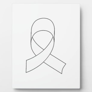 Placa Expositora Dibujo de cinta blanca