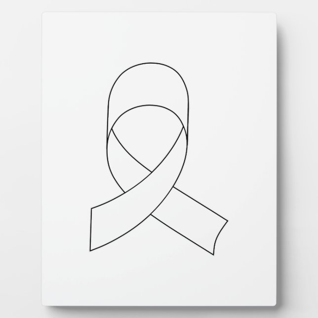 Placa Expositora Dibujo de cinta blanca (Frente)