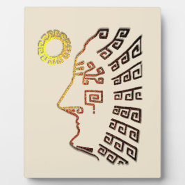 Placa Expositora Dibujo de Machu Picchu