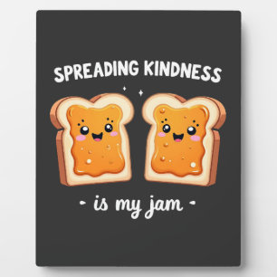 Placa Expositora Difundir amabilidad es mi mermelada divertida de p