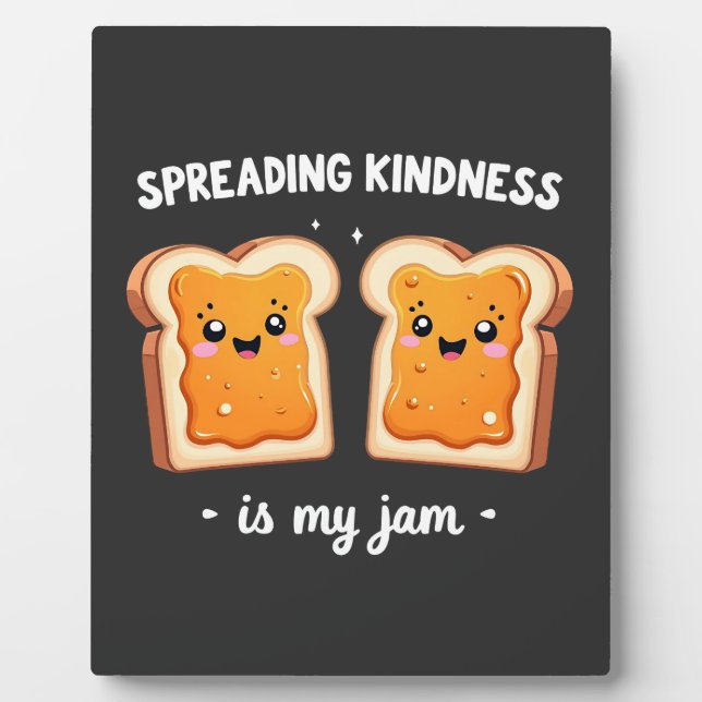 Placa Expositora Difundir amabilidad es mi mermelada divertida de p (Frente)