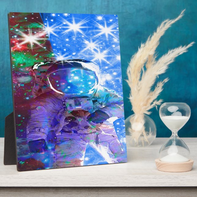 Placa Expositora Dimensiones astronautas (Lado)