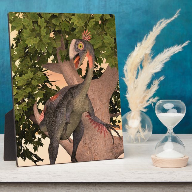 Placa Expositora Dinosaur Gigantoraptor (Lado)