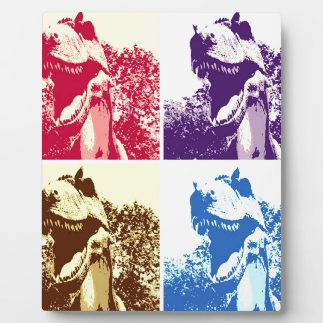 Placa Expositora Dinosaur T-Rex (Frente)