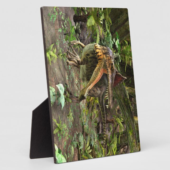 Placa Expositora Dinosaurio Spinosaurus (Lado)