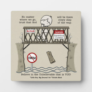 Placa Expositora Dios estará allí