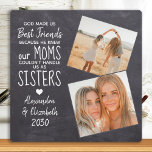 Placa Expositora Dios Rústico Nos Hizo Los Mejores Amigos De La Fot<br><div class="desc">Celebra a tu mejor amigo y amistad con una placa de conservador de fotos personalizado. Ya sea un cumpleaños o Navidades, esta placa de los mejores amigos es un regalo maravilloso que será un tesoro en los años venideros. Cita : "Dios Nos Hizo Los Mejores Amigos Porque Sabía Que Nuestras...</div>