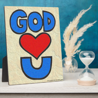 Placa Expositora Dios te ama