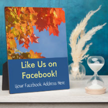 Dirección de Facebook Aquí signo Me gusta Otoño Ho